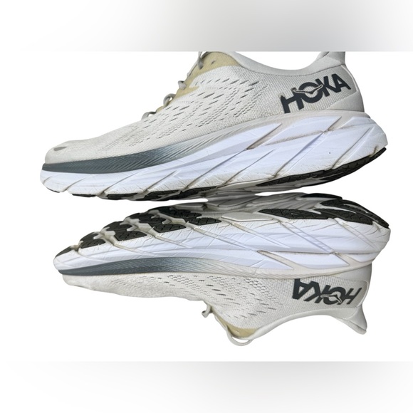 Hoka Gray and White Athletic Shoes - Picture 7 of 8